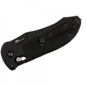 Benchmade 9170SBK AUTO AXIS Triage Rescue Folder 3.58&quot; Black Combo Blade, Aluminum with Black G10 Inlays on Sale