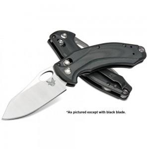 Benchmade 818BK Mini Loco AXIS Folding Knife 3.38&quot; S30V Black Plain Blade, Black G10 Handles on Sale