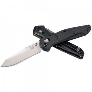 Benchmade Osborne Folding Knife 3.4&quot; S30V Plain Blade, Black G10 Handles - 940-2 on Sale