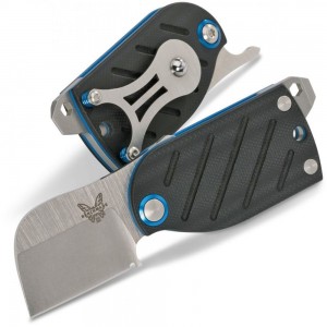 Benchmade Famin/Demongivert Aller Friction Folding Knife 1.6&quot; S30V Satin Plain Blade, Black G10 Handles - 380 on Sale