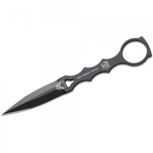 Benchmade 176BK-COMBO SOCP Dagger 3.22&quot; Black Blade with Trainer, Black Sheath on Sale