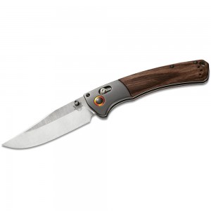 Benchmade Hunt 15080-2 Crooked River Folding 4.00&quot; S30V Clip Point Blade, Dymondwood Handles with Aluminum Bolsters on Sale