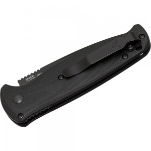 Benchmade 4300BK CLA AUTO Folding Knife 3.4&quot; Black Plain Blade, Black G10 Handles on Sale