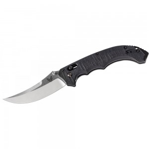 Benchmade Bedlam Folding Knife 3.95&quot; Satin Plain Blade, G10 Handles - 860 on Sale
