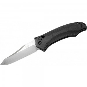 Benchmade Osborne Rift AUTO AXIS 3.67&quot; Satin Plain Blade, Black G10 Handles - 9555 on Sale
