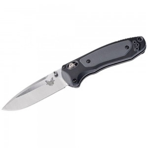 Benchmade 595 Mini Boost AXIS-Assisted Folding Knife 3.11&quot; S30V Satin Plain Blade, Grivory and Versaflex Handles on Sale