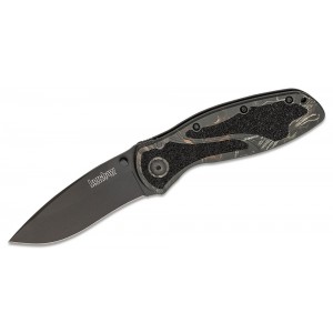 Kershaw 1670CAMO Ken Onion Blur Assisted Folding Knife 3.375&quot; Black Plain Blade, Camo Aluminum Handles on Sale