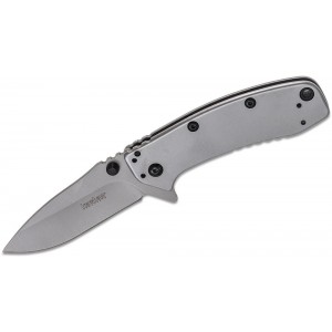 Kershaw 1556 Cryo II Assisted Flipper Knife 3.25&quot; Bead Blast Plain Blade, Rick Hinderer Framelock Design on Sale
