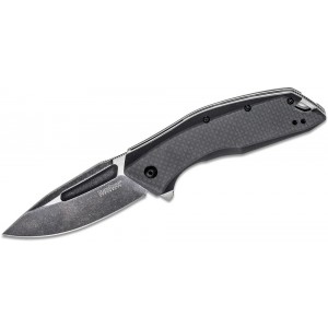 Kershaw 3935 Flourish Assisted Flipper 3.5&quot; Two-Tone Drop Point Blade, G10 Handles with Carbon Fiber Overlays on Sale