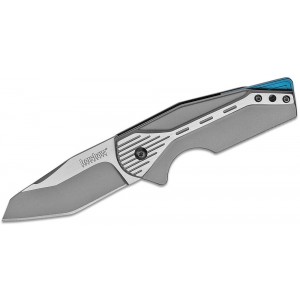 Kershaw 5520 Gustavo GTC Cecchini Malt Assisted Bottle Opener Flipper 3&quot; Two-Tone Tanto Blade and Stainless Steel Handles on Sale