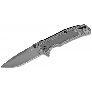 Kershaw 8310 Fringe Assisted Flipper 3&quot; Ti Carbo-Nitride Drop Point Blade and Stainless Steel Handles with Carbon Fiber Insert on Sale