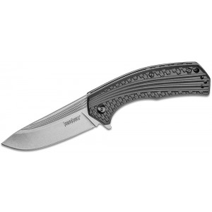 Kershaw 8600 Portal Assisted Flipper 3.3&quot; Stonewashed Blade, Zytel Handles on Sale