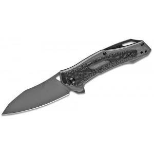 Kershaw 2460 Vedder Assisted Flipper 3.25&quot; Gray Sheepsfoot Blade, Gray Steel Handles with G10 Overlays on Sale