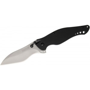 Kershaw 1595G10 Ken Onion Speed Bump Assisted Flipper Knife 3.625&quot; Bead Blasted Plain Blade, Black G10 Handles on Sale