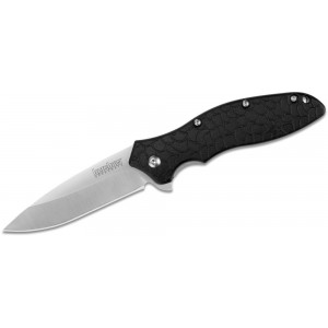 Kershaw 1830 Oso Sweet Assisted Flipper Knife 3.1&quot; Satin Plain Blade, Black GFN Handles on Sale