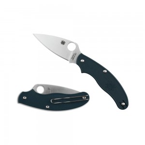 Spyderco UK Penknife Lightweight Dark Blue CPM S110V — Plain Edge on Sale