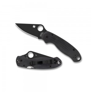 Spyderco Para 3 G-10 Black / Black Blade — Plain Edge on Sale